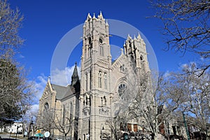 Cathedral of the Madeleine in Salt Lake City Utah. photo