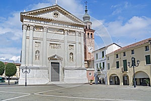 Cathedral in Cittadella, Italy photo