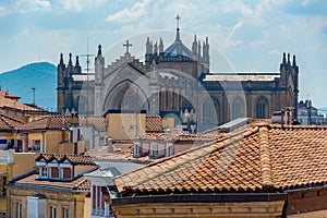 Cathedral Maria Inmaculada of Vitoria Gasteiz in Spain