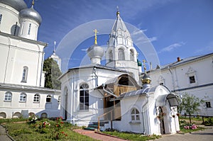 Cathedral of Martyr Nikita and chapel `Stolp Pillar`. Nikitsky Monastery.