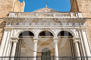 The Cathedral of Monreale facade, Sicily, Italy