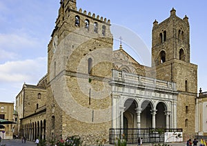 The Cathedral of Monreale, is one of the greatest extent examples of Norman architecture photo