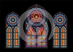 Cathedral Mosaic Windows Background