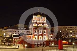 The Cathedral of the mother of God `The Sign` on Varvarka street, Moscow, Russia