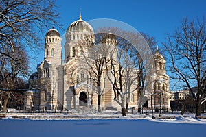 Cathedral of the Nativity of Christ in Riga, Latvia