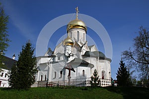 Cathedral of the Nativity of the Virgin in Savvino Storozhevsky monastery. Russia