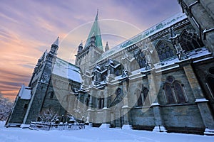 The cathedral Nidarosdomen, Trondheim