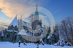 The cathedral Nidarosdomen, Trondheim