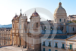 The cathedral of Noto, Siciliy photo