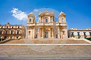 The Cathedral in Noto, Sicily, Italy