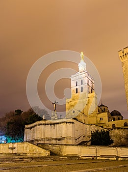 Cathedral Notre Dame des Doms in Avignon photo