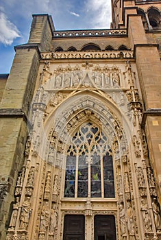 The Cathedral of Notre Dame of Lausanne in Swiss