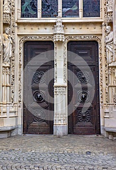 The Cathedral of Notre Dame of Lausanne in Swiss