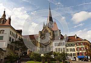 Cathedral of Notre Dame in Lausanne, Switzerland