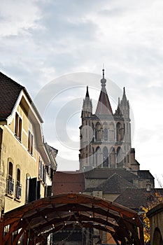 The Cathedral of Notre Dame of Lausanne , Switzerland