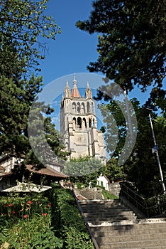 Cathedral Notre Dame, Lausanne in Switzerland