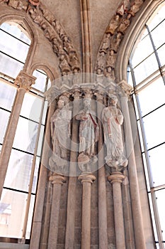 The Cathedral of Notre- Dame, Lausanne, Switzerland.