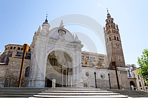 The cathedral of Nuestra SeÃÂ±ora de la Huerta of Tarazon, Spain photo