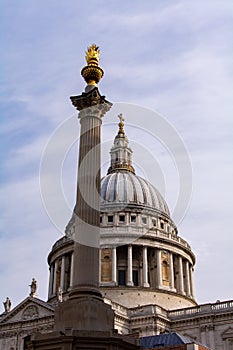St Paul`s Cathedral View from Paternoster square photo