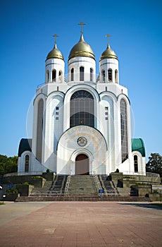 Cathedral orthodox church in Kaliningrad