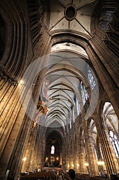 Cathedral of Our Lady of Strasbourg  main hallway