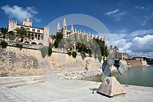 Cathedral of Palma de Majorca and la Almudaina