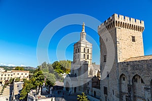 Cathedral and Papal palace in Avignon