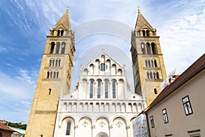 Cathedral in Pecs, Baranya County, Hungary