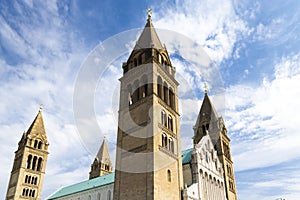 Cathedral in Pecs, Baranya County, Hungary