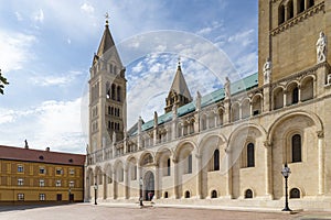 Cathedral in Pecs, Baranya County, Hungary