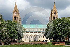 The Cathedral of Pecs Hungary