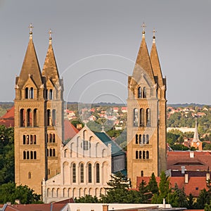 Cathedral of pecs, hungary called Szekesegyhaz