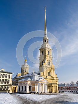 Cathedral of Peter and Pavel in winter