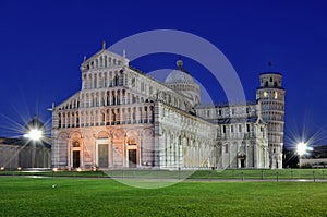 Cathedral of Pisa and Leaning Tower