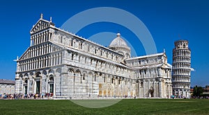 Cathedral of Pisa and Leaning Tower in the Square of Miracles