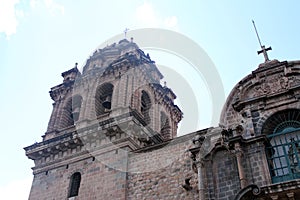 Cathedral in Plaza de Armas Cuzco Peru