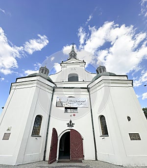 The cathedral of Pultusk in Poland famous landmark photo