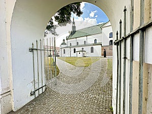 The cathedral of Pultusk in Poland famous landmark photo