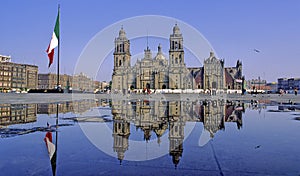 Cathedral reflected photo