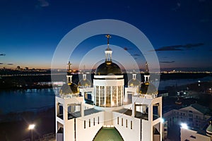 Cathedral of the Resurrection of Christ, Kyiv, Ukraine at night