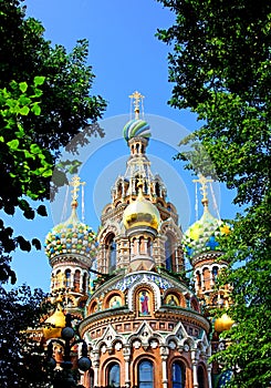 Cathedral of the Resurrection on Spilled Blood in St. Petersbur