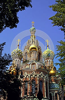 Cathedral of the Resurrection on Spilled Blood in St. Petersbur