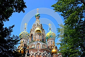 Cathedral of the Resurrection on Spilled Blood in St. Petersburg