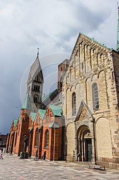 cathedral in Ribe, Denmark