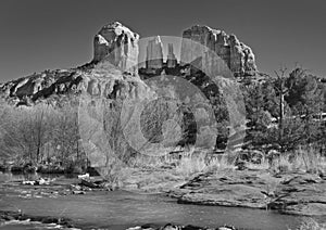 Cathedral Rock from Crescent Moon Ranch