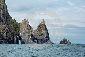 Cathedral Rock, Inish na BrÃ³, The Blasket Islands, County Kerry, Ireland