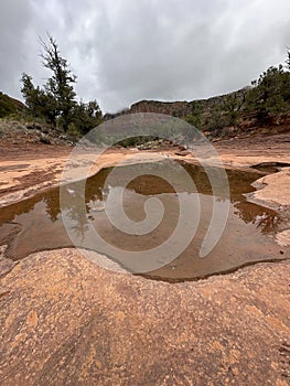 cathedral rock landscape in arizona desert