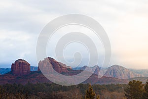 Cathedral rock landscape near Sedona in Arizona, USA