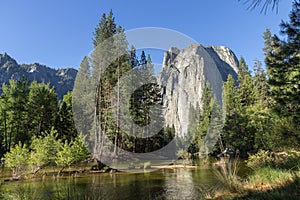 Cathedral Rocks In Yosemite