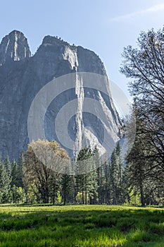 Cathedral Rocks at Yosemite National Park, CA, USA